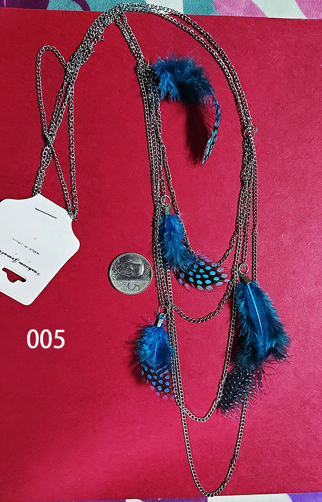 feather necklace