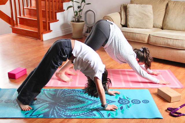 Downward facing dog - Active for Life #AfL30Days challenge - #AfLFamily