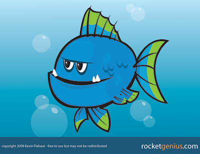 blog fish vector twitter icon