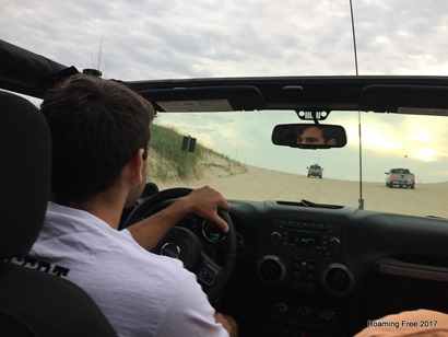 Bryce at the wheel