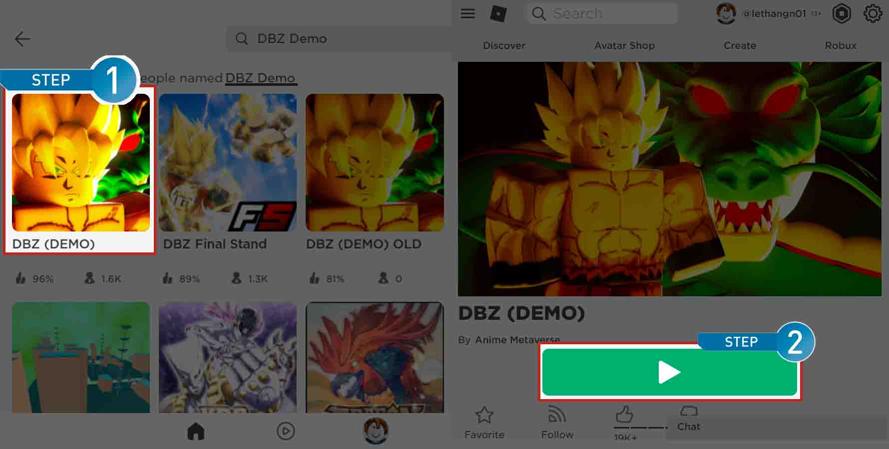 DBZ Demo