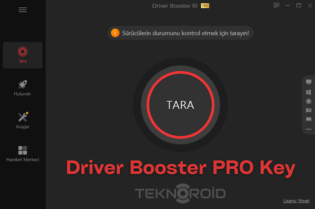 Driver Booster 10 PRO - Güncel Lisans Keyler 2022