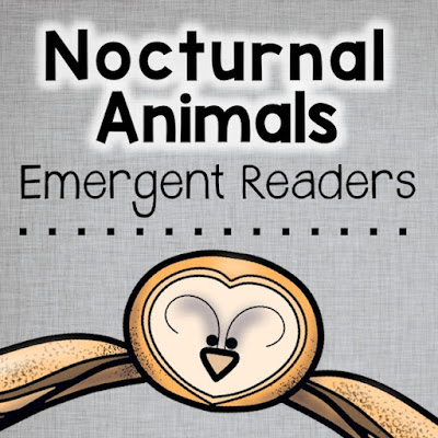 These non-fiction, differentiated readers will go along with the other activities, crafts, and ideas you have planned for your kids this spring. They're perfect for Easter too! Help your Kindergarten or First Grade students develop their reading abilities while learning about rabbits. The last page incorporates writing as students recall facts they learned. Try one out for FREE! #easter #easteractivities #nocturnalanimals #freedownload #kindergarten #firstgrade #writing #emergentreaders