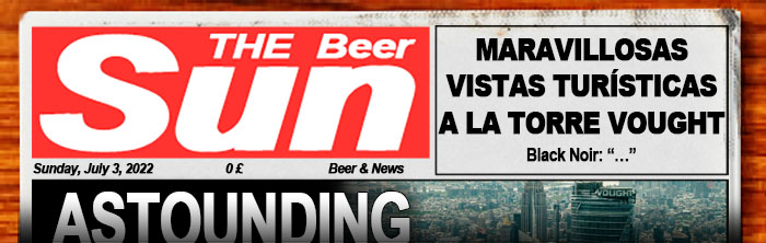 Dominical suplemento de noticias sobre cerveza. Aquí puedes leer el periódico The Beer Sun.