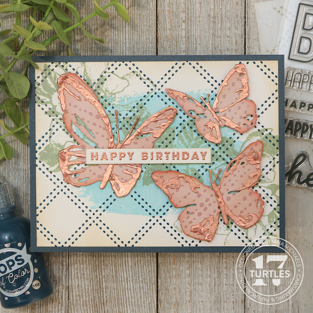 Happy Birthday Card by Juliana Michaels featuring Scrapbook.com Pops Of Color