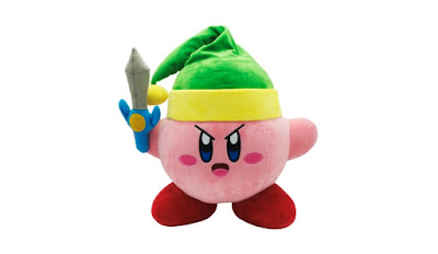 San Diego Comic-Con 2019 Kirby Cosplaying as Link from Legend of Zelda Jumbo Plush by UCC Distributing x Nintendo