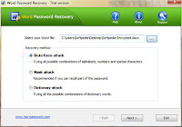 Word Password Recovery 1.80 Full Activation