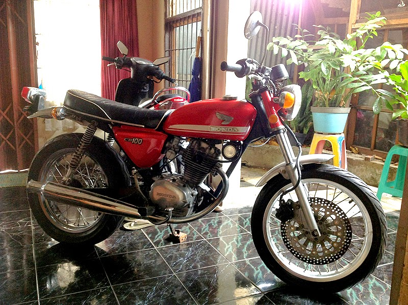 Modifikasi Honda CB 100 Terbaru