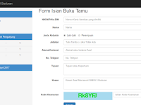 Aplikasi Buku Tamu Berbasis Web Gratis