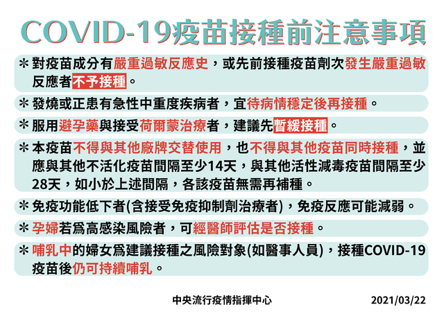 即時查核 哪些人群不適合接種新冠疫苗 記得做以下幾點的圖片 誤導內容 Mygopen