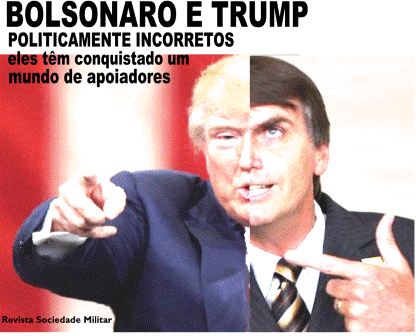 Resultado de imagem para brasileiros com trump