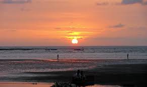 Alibaug sunset, अलिबाग समुद्र किनाऱ्यावरील सूर्यास्त