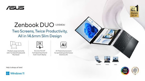 ASUS Zenbook DUO (UX8406) Lancarkan Proses Belajar dan RTL Fasilitator Ibu Penggerak