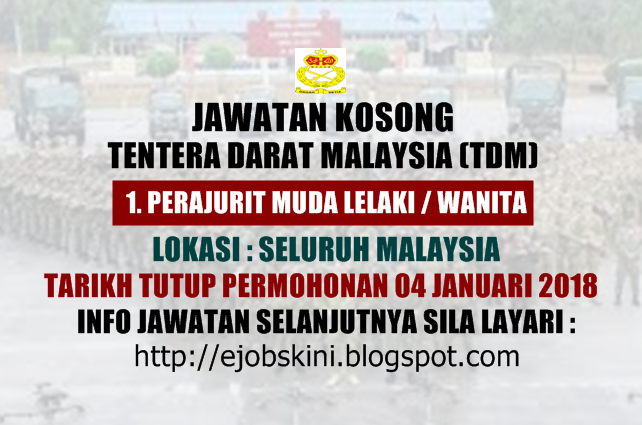 Jawatan kosong TDM