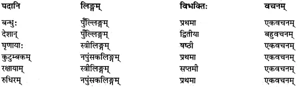 Solutions Class 7 संस्कृत Chapter-10 (विश्वबंधुत्वम्)