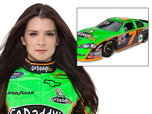 Thursday there were some pretty big people on Danica Patrick brought along