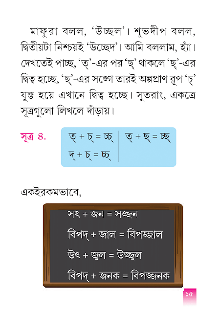 ব্যঞ্জনসন্ধি | প্রথম অধ্যায় | পঞ্চম শ্রেণীর বাংলা ভাষাপথ | WB Class 5 Bengali Grammar