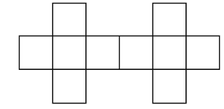 7. Pisahkan bangun berikut menjadi 4 bagian yang jika 4 bagian tersebut digabungkan bisa membentuk sebuah persegi? 