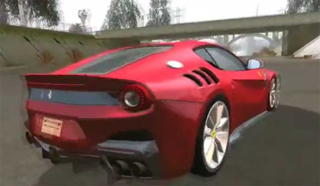  Mod kendaraan beroda empat balap yang sangat sporti dan elegan Ferrari F12 TDF dff only Mod GTA SA Android