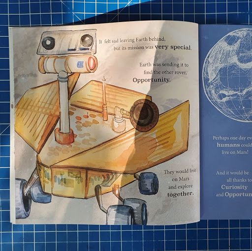 Mars rover curiosity childrens book review