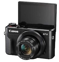 This PowerShot G7X series has a simple, minimalist and elegant design. The shape is the same as other digital cameras. With the dominance of black, making the appearance of Canon's digital camera really interesting.