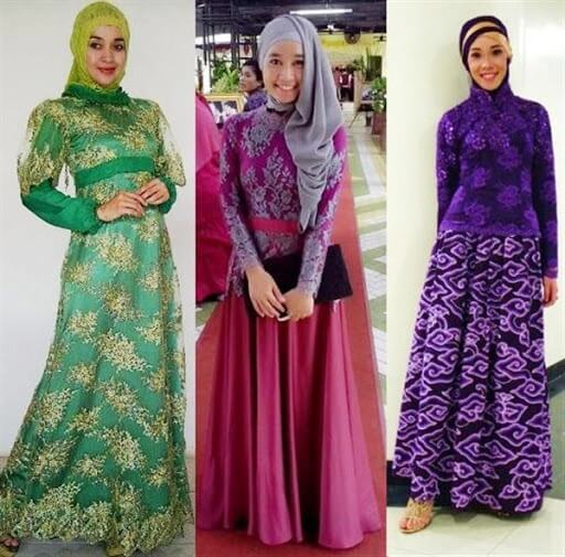 model kebaya untuk wanita berjilbab