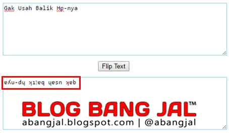 bikin tulisan flip, balikkin font, kebalik tulisannya, status facebook unik, fb keren, populer, trends.