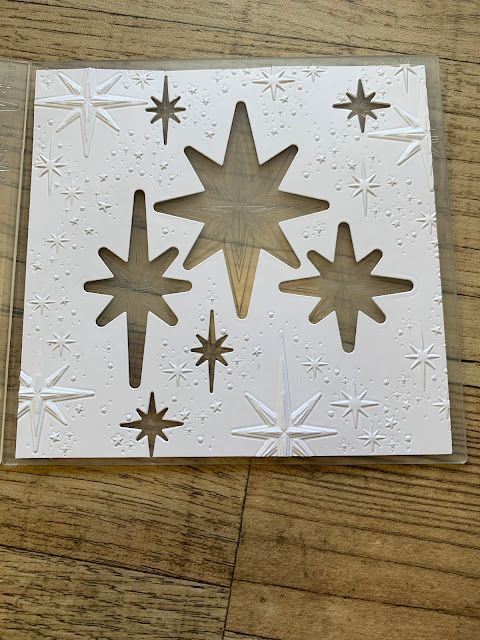 Stars at Night Hybrid Embossing Folder, Stampin' Up!