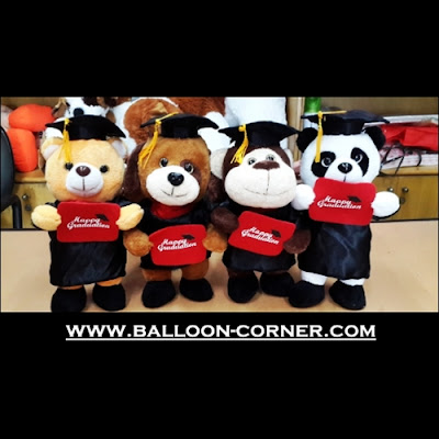 Boneka Happy Graduation / Boneka Wisuda (Ukuran 11 Inch)