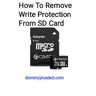 How To Remove Write Protection From SD Card