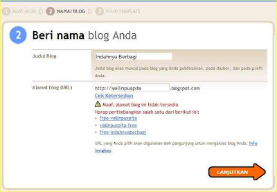 cara mudah membuat blog di blogger