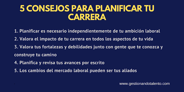 ¿Cómo planificar tu carrera profesional?