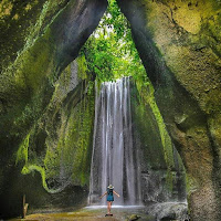 hidden canyon and waterfall