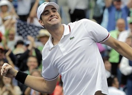 Tennis playet John Isner of USA