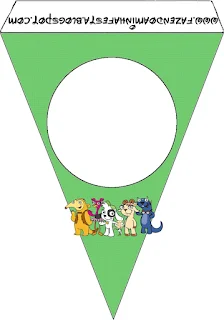 Doki Party: Free Party Printables. Doki Party Free Printable Banner.