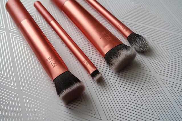 Real Techniques Face Base Makeup Brush Set Review, photos