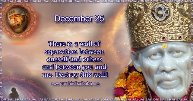 My Sai Blessings - Daily Blessing Messages-Shirdi Sai Baba Today Message 25-12-19