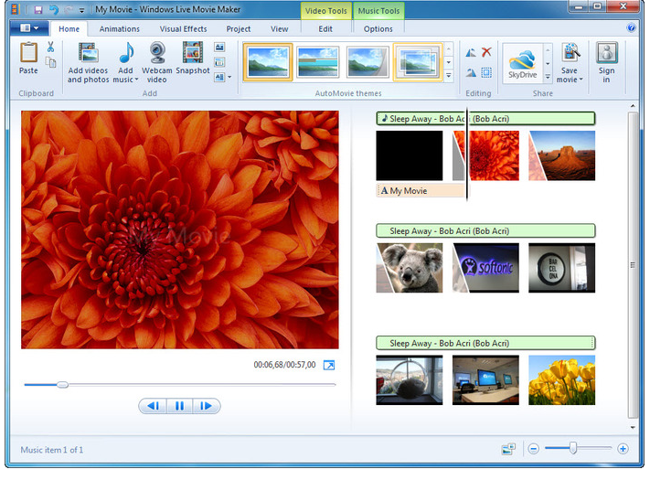 Windows movie maker 2012