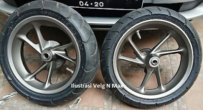 Yamaha N Max Velg V Rossi Signature MAXI Alternatif Velg 