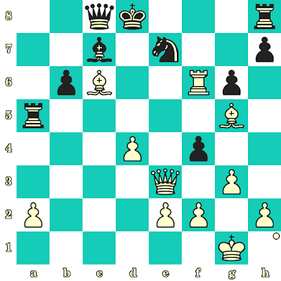Les Blancs jouent et matent en 2 coups - Svein Johannessen vs David Levy, Siegen, 1970