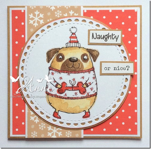 Art Sheet 28 Christmas Pugs 2 w