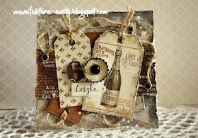 praca scrapbookingowa w stylu clean&simple