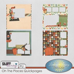 Oh the Places you Wont Go Quickpages