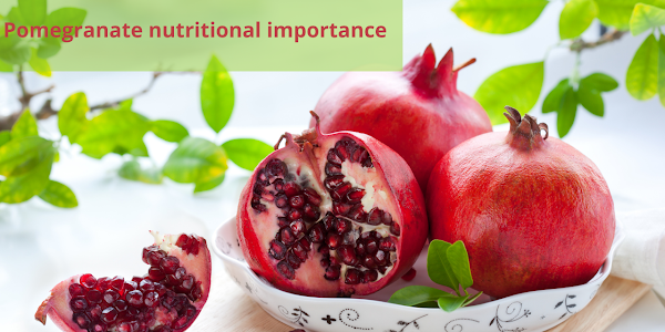  Pomegranate nutritional value