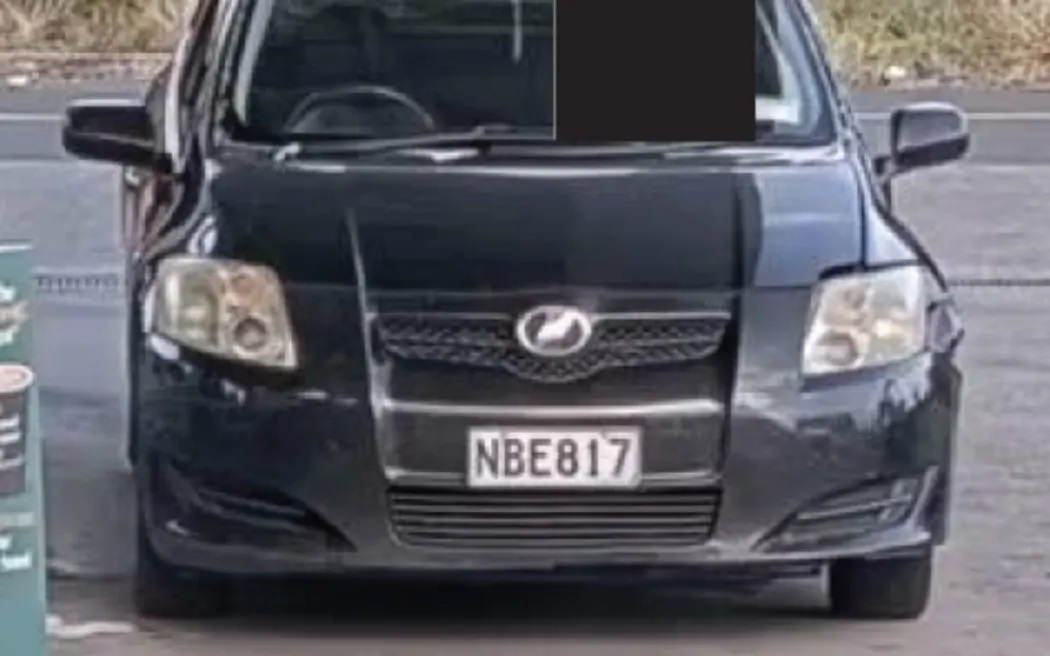Chiếc xe bị cảnh sát Waikato thu giữ liên quan đến vụ án một thiếu niên bị cán nhiều lần. Ảnh: Cảnh sát New Zealand