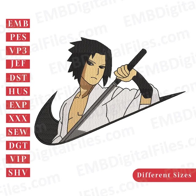  Anime Embroidery Files Download, PES, DST, SEW