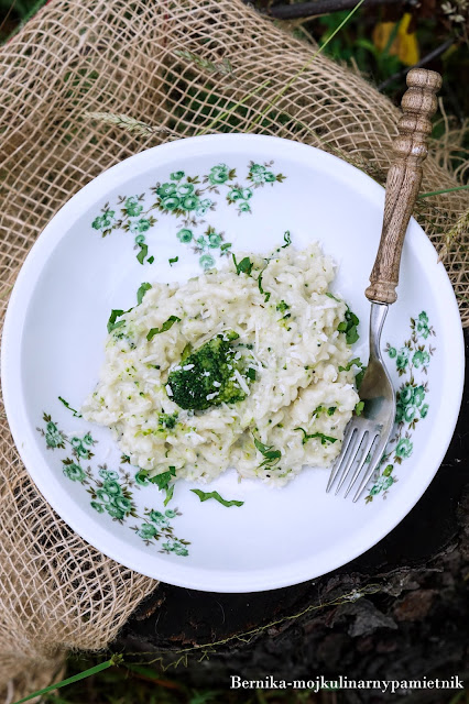 risotto-ser-brokul-trzy sery-bernika-obiad-ryz-kulinarny pamietnik