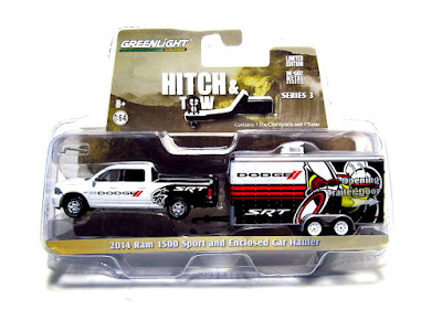 Greenlight Hitch & Tow: 2014 Ram 1500 Sport & Enclose Car Hauler