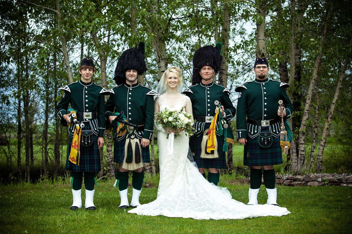 bagpipers / photography Braden Tenney