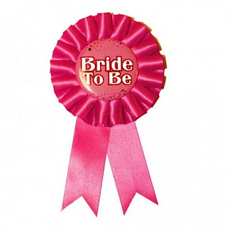 Bride to Be Pink Award Ribbon